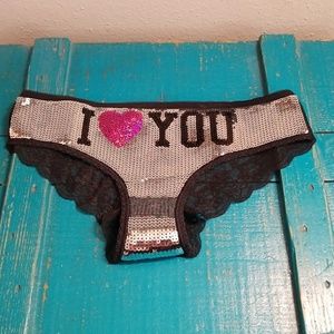 Victoria secret sequin panties